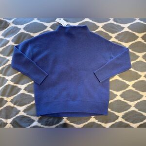 Vince Funnel Neck Cahsmere Sweater in Wave Quartz. Size small. NWT!